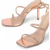 DREAM PAIRS High Heels Stilettos for Women – Strappy Gladiator Sexy Square Toe Open Toe Dressy Pumps Sandals(Rose/Gold)