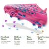 DREAM PAIRS Kids High-Speed Soccer Cleats with TPU Anti-Twist Plate Firm Ground Outdoor Athletic Sport Football Shoes(Hot Pink/Blue)