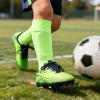 DREAM PAIRS Kids Multi Ground Soccer Cleats with High-Speed Anti-Twist TPU Plate Athletic Football Shoes for Little/Big Kids(Neon Green)