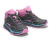 DREAM PAIRS Kids Shoes Hiking Boots Boys Girls High-Top Shoes Outdoors DuraPlay Lace-Up Lightweight Hiking Sneakers(Gray/Pink/Light Blue)