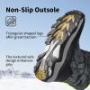 DREAM PAIRS Kids’ Waterproof Snow Boots with Hook and Loop Mid Calf Faux Fur Lining Winter Boots(Camouflage/Gray)