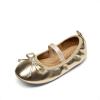 DREAM PAIRS Little Girls Toddler Ballet Flats Dress Shoes Mary Janes Shoes(Gold)