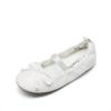 DREAM PAIRS Little Girls Toddler Ballet Flats Dress Shoes Mary Janes Shoes(White)