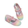 DREAM PAIRS Toddler Girls Dress Shoes Mary Jane Ballet Flats, Flower Girl Shoes with Rhinestone, Slip-on Toddler Mary Jane Flats(Rainbow)