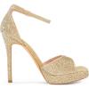 DREAM PAIRS Women’s Stiletto High Heels Platform Ankle Strap Square Open Toe Dress Sexy Sandals(Gold-rhinestone)
