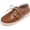 DREAM PAIRS Boys Dress Shoes Boat Shoes Slip on Loafers Casual School Shoes (Toddler/Little Kid/Big Kid)(Brown)