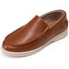 DREAM PAIRS Boys Dress Shoes Slip-On Loafers Casual Flat Shoes (Toddler/Little Kid/Big Kid)(Brown)