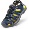 DREAM PAIRS Boys Girls Summer Outdoor Athletic Sport Sandals Walking Hiking Hook and Loop Adjustable Multicolor for Toddler/Little/Big Kids(Dark Blue)
