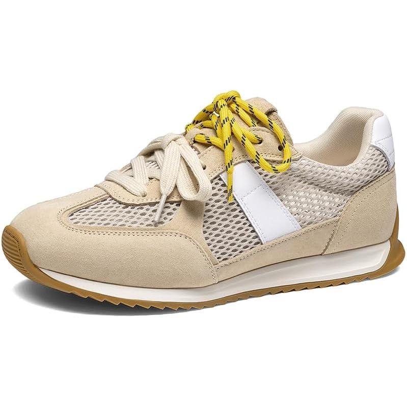 image:imageDREAM PAIRS Womens Platform Fashion Sneakers Retro Classic Trainers Casual Stylish Breathable Tennis Running Walking ShoesKhaki