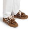 DREAM PAIRS Women’s Retro Platform Sneakers, Faux Suede Casual Fashion All-Day Comfort Cushion Walking Breathable Shoes(Brown)