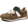 DREAM PAIRS Women’s Platform Fashion Sneakers Retro Classic Trainers Casual Stylish Breathable Tennis Running Walking Shoes(Dark Brown)