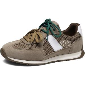 DREAM PAIRS Women’s Platform Fashion Sneakers Retro Classic Trainers Casual Stylish Breathable Tennis Running Walking Shoes(Brown)