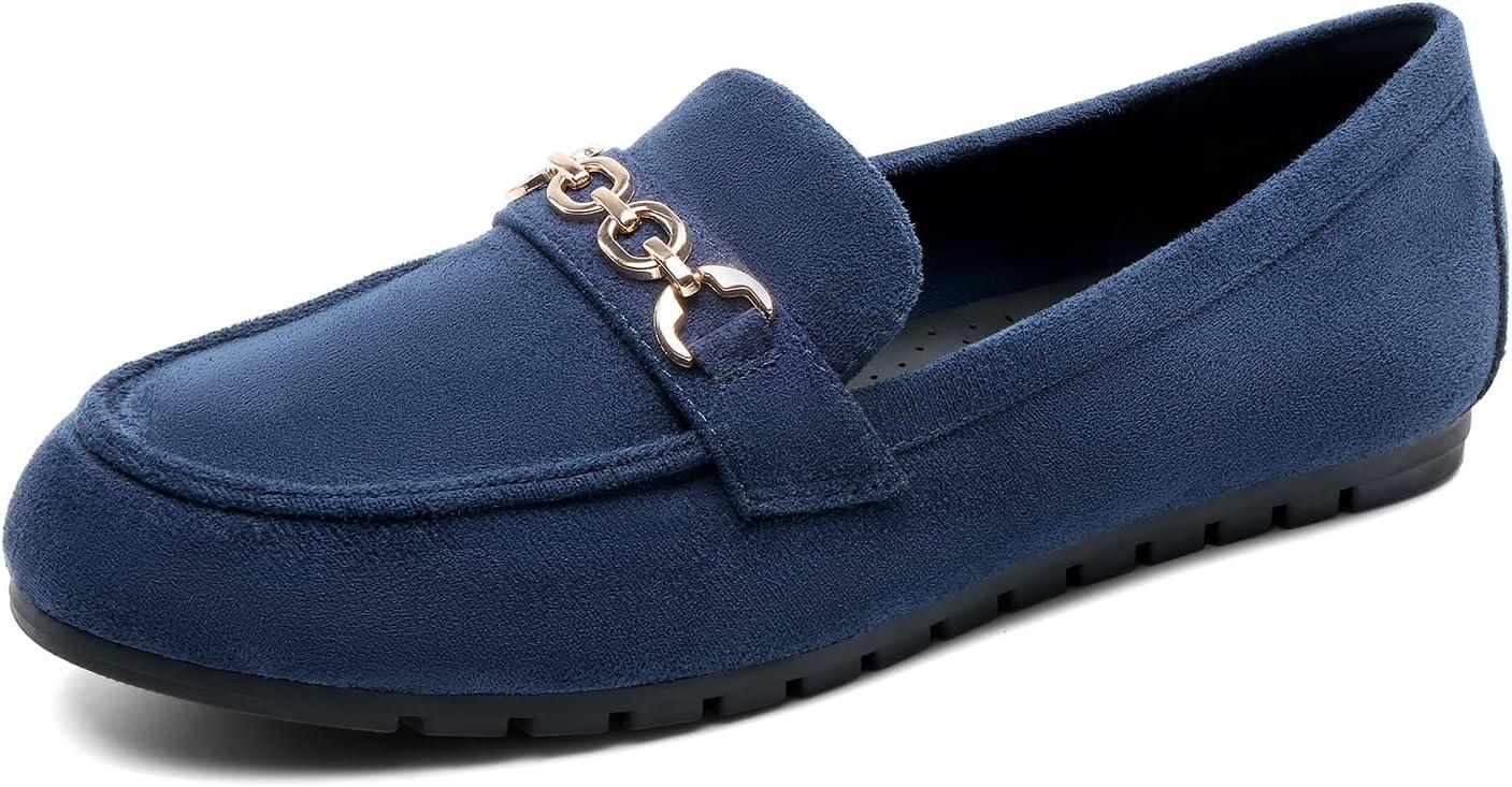 image:imageDREAM PAIRS Loafers for Women Casual Comfortable Slip On Flat Lightweight Leisure Work Shoe Comfort Walking ShoesNavy