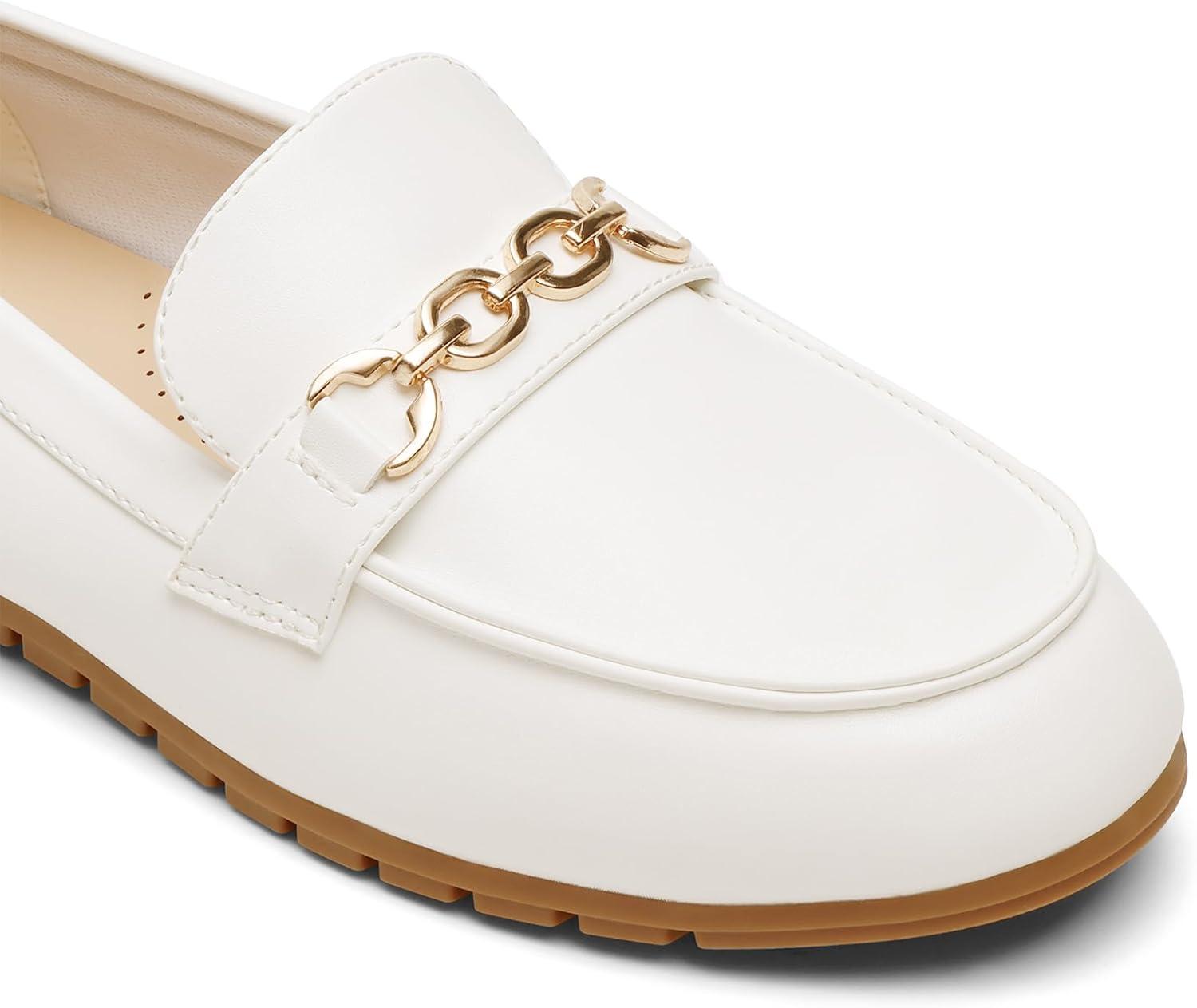 image:imageDREAM PAIRS Loafers for Women Casual Comfortable Slip On Flat Lightweight Leisure Work Shoe Comfort Walking ShoesWhite