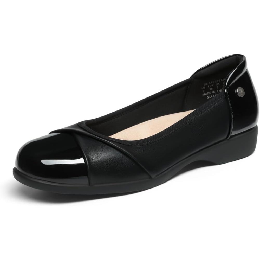 image:imageDREAM PAIRS Womens Ballet Flats Work Office Dress Shoes Comfortable Dressy Casual Flats for WomenBlack