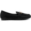 DREAM PAIRS Loafers for Women Casual Comfortable Slip On Flat Lightweight Leisure Work Shoe Comfort Walking Shoes(Black-suede)