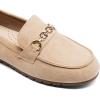 DREAM PAIRS Loafers for Women Casual Comfortable Slip On Flat Lightweight Leisure Work Shoe Comfort Walking Shoes(Camel)