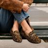 DREAM PAIRS Loafers for Women Casual Comfortable Slip On Flat Lightweight Leisure Work Shoe Comfort Walking Shoes(Leopard)