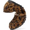 DREAM PAIRS Loafers for Women Casual Comfortable Slip On Flat Lightweight Leisure Work Shoe Comfort Walking Shoes(Leopard)