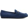 DREAM PAIRS Loafers for Women Casual Comfortable Slip On Flat Lightweight Leisure Work Shoe Comfort Walking Shoes(Navy)