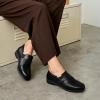 DREAM PAIRS Women’s Arch Support Slip-on Loafers(Black)
