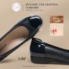 DREAM PAIRS Women’s Ballet Flats Work Office Dress Shoes Comfortable Dressy Casual Flats for Women(Navy)