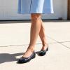 DREAM PAIRS Women’s Ballet Flats Work Office Dress Shoes Comfortable Dressy Casual Flats for Women(Navy)