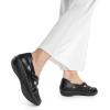 DREAM PAIRS Women’s Loafers Slip On Comfortable Casual Orthopedic Walking Flats Work Shoes Closed Toe Sandals with Arch Support(Black)