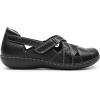 DREAM PAIRS Women’s Loafers Slip On Comfortable Casual Orthopedic Walking Flats Work Shoes Closed Toe Sandals with Arch Support(Black)