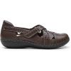 DREAM PAIRS Women’s Loafers Slip On Comfortable Casual Orthopedic Walking Flats Work Shoes Closed Toe Sandals with Arch Support(Brown)