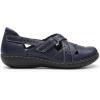 DREAM PAIRS Women’s Loafers Slip On Comfortable Casual Orthopedic Walking Flats Work Shoes Closed Toe Sandals with Arch Support(Navy)