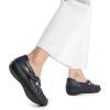 DREAM PAIRS Women’s Loafers Slip On Comfortable Casual Orthopedic Walking Flats Work Shoes Closed Toe Sandals with Arch Support(Navy)