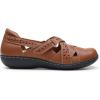 DREAM PAIRS Women’s Loafers Slip On Comfortable Casual Orthopedic Walking Flats Work Shoes Closed Toe Sandals with Arch Support(Tan)