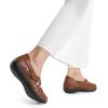 DREAM PAIRS Women’s Loafers Slip On Comfortable Casual Orthopedic Walking Flats Work Shoes Closed Toe Sandals with Arch Support(Tan)