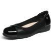 DREAM PAIRS Women’s Ballet Flats Work Office Dress Shoes Comfortable Dressy Casual Flats for Women(Black)