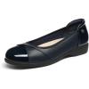 DREAM PAIRS Women’s Ballet Flats Work Office Dress Shoes Comfortable Dressy Casual Flats for Women(Navy)