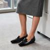 DREAM PAIRS Loafers for Women Orthopedic Comfortable Loafer Dress Casual Slip on Business Work Office Shoes with Arch Support(Black-pat)