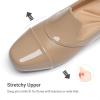 DREAM PAIRS Loafers for Women Orthopedic Comfortable Loafer Dress Casual Slip on Business Work Office Shoes with Arch Support(Nude)