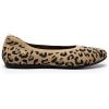 DREAM PAIRS Wide Ballet Flats Shoes for Women, Width Foldable Knit Women’s Flats with Arch Support, Comfortable Shoes for Women Dressy Casual Work Office(Leopard)