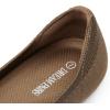DREAM PAIRS Wide Ballet Flats Shoes for Women, Width Foldable Knit Women’s Flats with Arch Support, Comfortable Shoes for Women Dressy Casual Work Office(Brown)