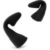 DREAM PAIRS Wide Ballet Flats Shoes for Women, Width Foldable Knit Women’s Flats with Arch Support, Comfortable Shoes for Women Dressy Casual Work Office(Black)