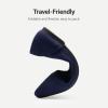 DREAM PAIRS Women’s Knit Ballet Dressy Flats Comfortable Washable Flexible Breathable Casual Classic Work Office Walk Pointed Toe Flats(Navy)