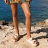 DREAM PAIRS Platform Sandals Women Raffia Espadrilles Summer Comfortable Wedge Sandals Beach Vacation Adjustable Buckle Cute Slide Sandals(Beige)