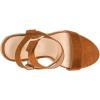 DREAM PAIRS Womens Open Toe Espadrilles Dressy Platform Sandals Buckle Ankle Strap Stylish Wedges Summer Dressy Sandals(Tan/Suede)