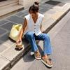 DREAM PAIRS Women’s Platform Sandals Wedge Chunky Heel Slip-on Comfort Slides with Arch Support Cork Footbed Adjustable Buckle Summer Slide Sandals(Taupe)