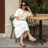 DREAM PAIRS Women’s Slides Soft Genuine Footbed Sandals Comfortable Adjustable Double Buckle Slip-on Flat Sandals with Arch Support Frame Dual Slippers for Summer 2026(Gold)