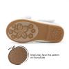 DREAM PAIRS Toddler Girls Dress Shoes Mary Jane Flats, Girls School Uniform Flats Bow Ballerina Shoes(Ivory Satin)