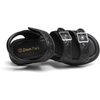 DREAM PAIRS Girls Sandals Open Toe Summer Shoes with Adjustable Strap Buckle Toddler/Little Kid(Black)