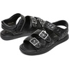 DREAM PAIRS Girls Sandals Open Toe Summer Shoes with Adjustable Strap Buckle Toddler/Little Kid(Black)