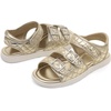 DREAM PAIRS Girls Sandals Open Toe Summer Shoes with Adjustable Strap Buckle Toddler/Little Kid(Gold)